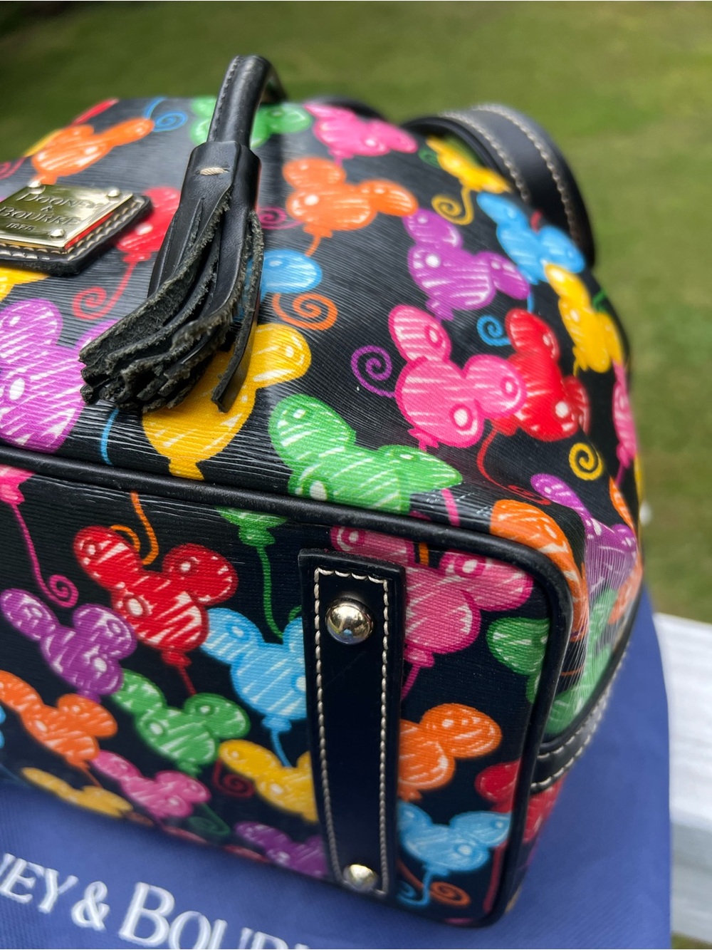 10th ANNIVERSARY DISNEY DOONEY AND BOURKE MICKEY MOUSE BALLOONS DRAWSTRING PURS - Picture 8 of 14